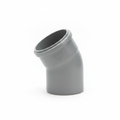 15 degree elbow white background