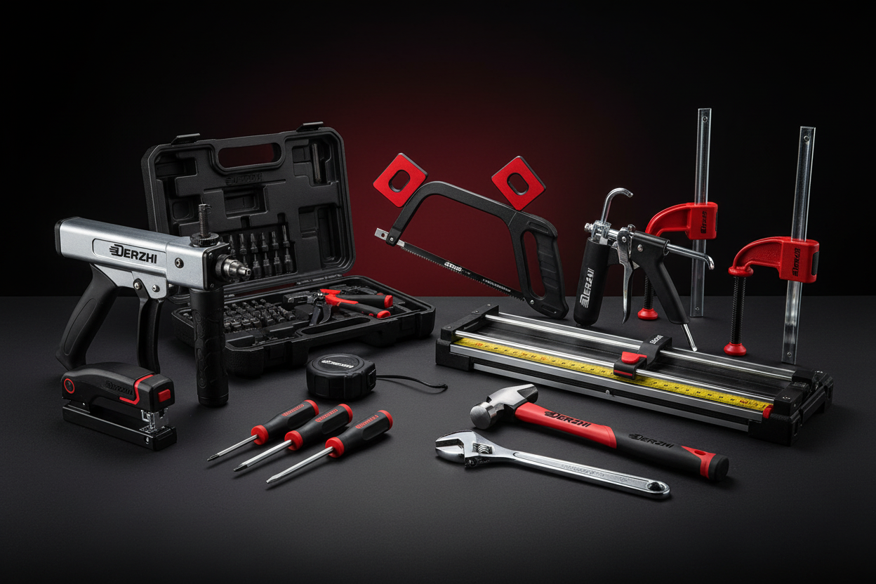 DERZHI branded tools hero shot