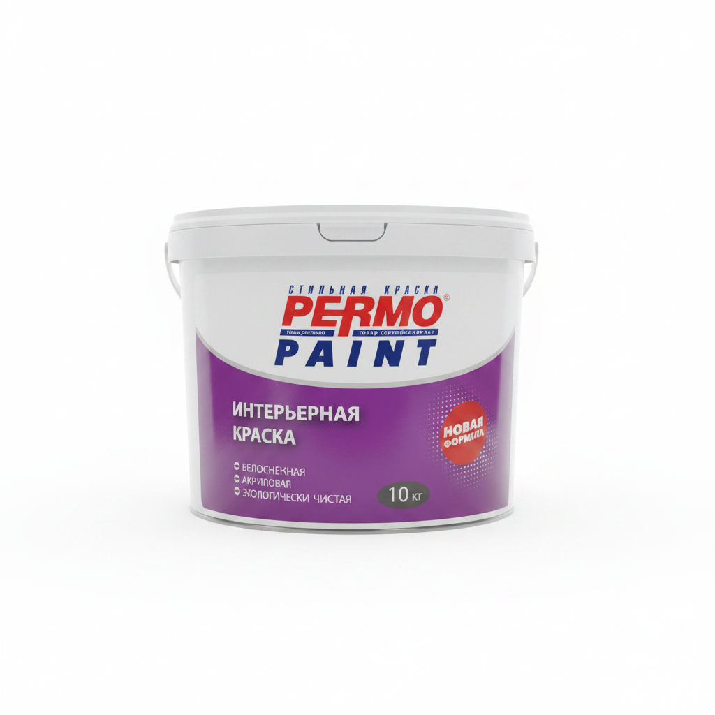 PERMO PAINT на белом фоне