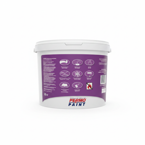 PERMO PAINT оборотная сторона на белом фоне
