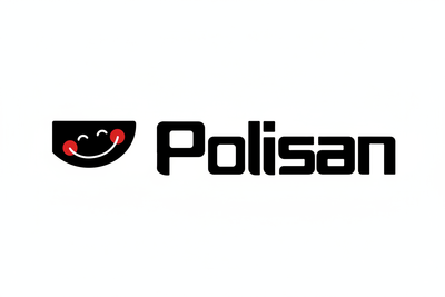 Polisan Logo Black on White